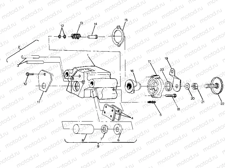Rear Brake Assembly (4917731773032A) | Rear Brake Assembly (4917731773032A)