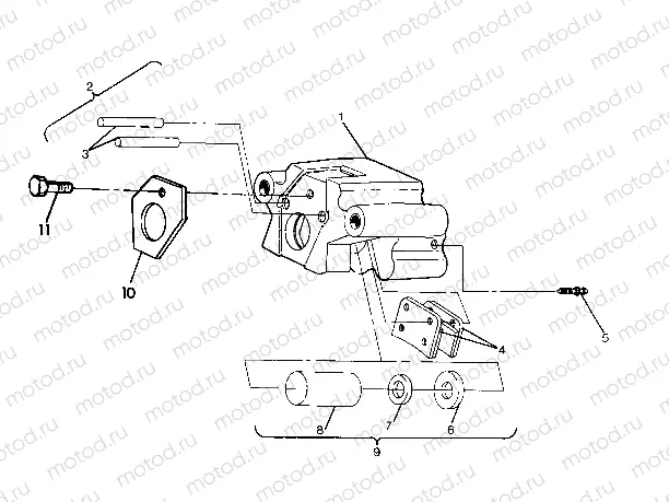 Rear Brake Assembly (4917741774035A) | Rear Brake Assembly (4917741774035A)