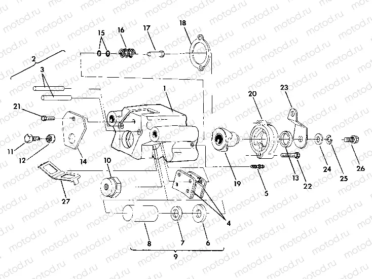 Rear Brake Assembly (4918411841030A) | Rear Brake Assembly (4918411841030A)