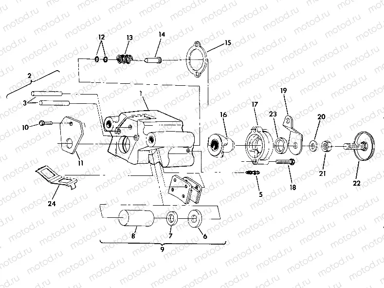 Rear Brake Assembly (4918541854033A) | Rear Brake Assembly (4918541854033A)