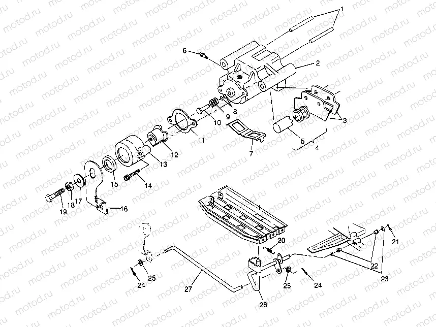 REAR BRAKE ASSEMBLY 4x4 300 W948130 (4926762676C004) | REAR BRAKE ASSEMBLY 4x4 300 W948130 (4926762676C004)