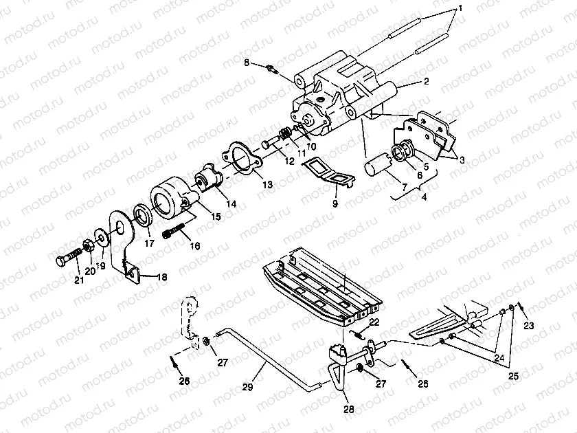 REAR BRAKE ASSEMBLY 4x4 300 W958130 (4930183018C005) | REAR BRAKE ASSEMBLY 4x4 300 W958130 (4930183018C005)