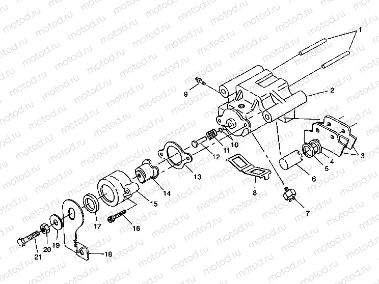 REAR BRAKE ASSEMBLY 6X6 350L S938739 (4924362436034A) | REAR BRAKE ASSEMBLY 6X6 350L S938739 (4924362436034A)