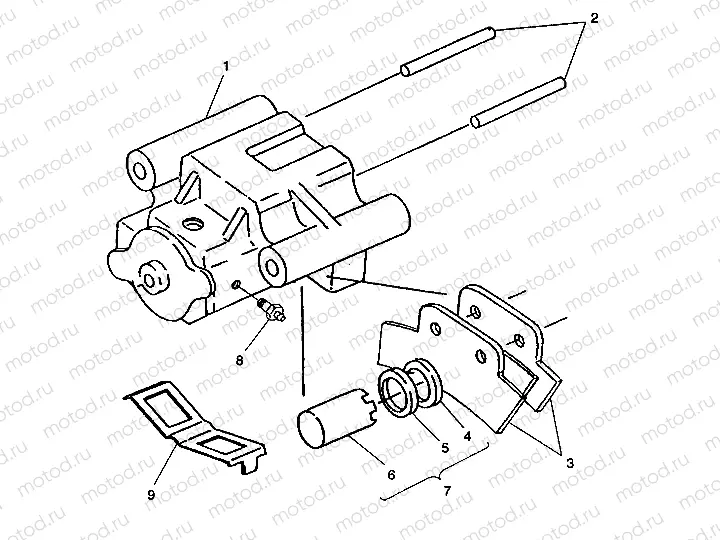 REAR BRAKE ASSEMBLY 6X6 350L W938739 (4924062406034A) | REAR BRAKE ASSEMBLY 6X6 350L W938739 (4924062406034A)