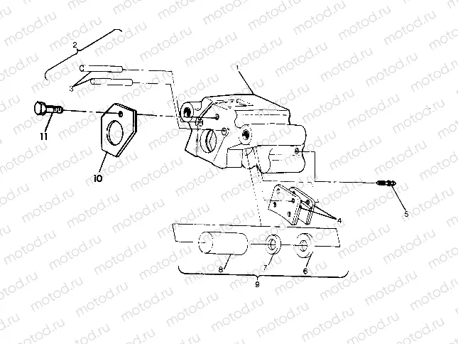 REAR BRAKE ASSEMBLY  BIG BOSS 4X6 (4919801980035A) | REAR BRAKE ASSEMBLY  BIG BOSS 4X6 (4919801980035A)