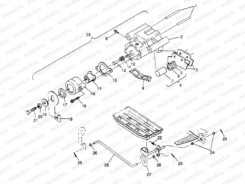 REAR BRAKE ASSEMBLY Magnum 2x4 W957544 (4926852685C002) | REAR BRAKE ASSEMBLY Magnum 2x4 W957544 (4926852685C002)