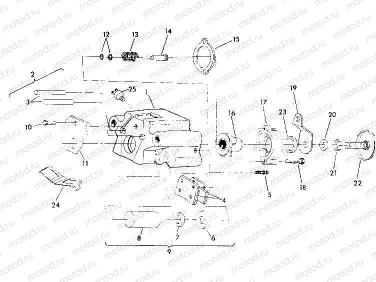 REAR BRAKE ASSEMBLY Swedish 6X6 (4923752375040A) | REAR BRAKE ASSEMBLY Swedish 6X6 (4923752375040A)