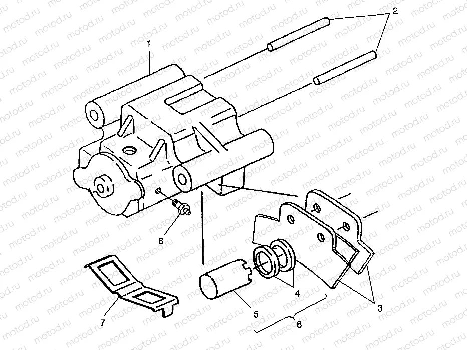 REAR BRAKE BIG BOSS 6X6 400L W97AE38A (4940814081C011) | REAR BRAKE BIG BOSS 6X6 400L W97AE38A (4940814081C011)