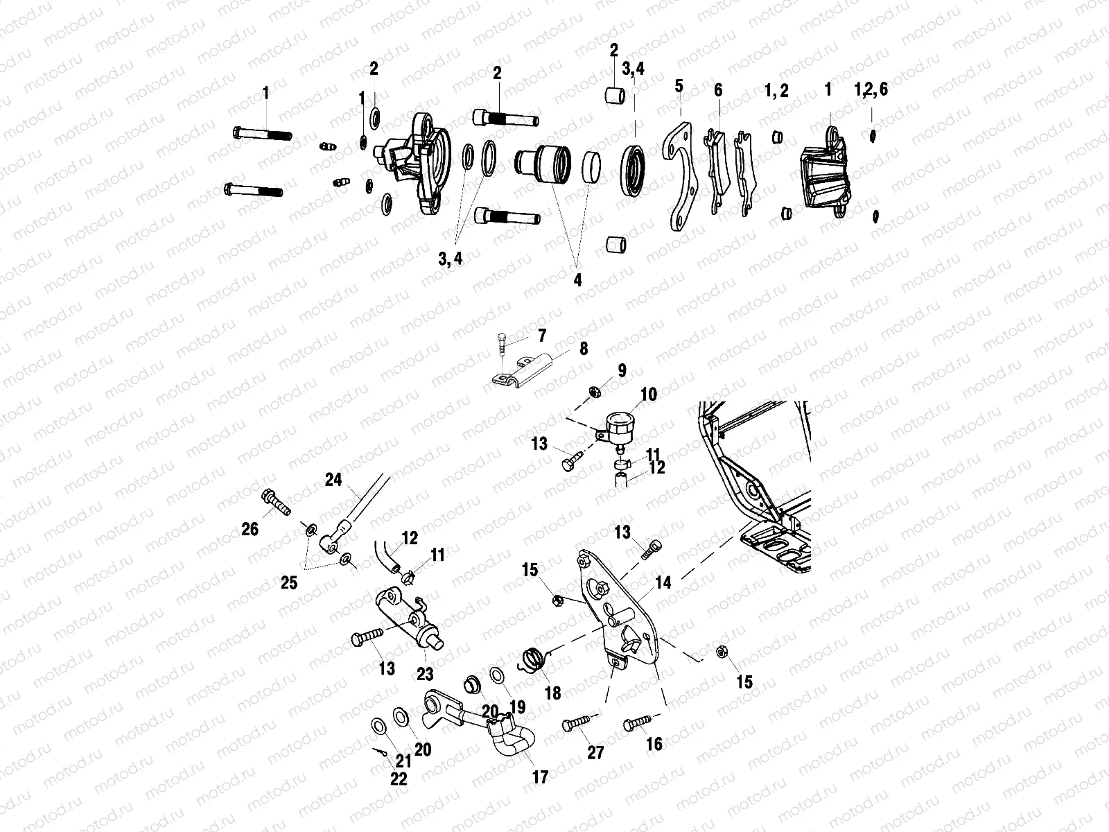 REAR BRAKE - C02CD50AC (4972407240C01) | REAR BRAKE - C02CD50AC (4972407240C01)