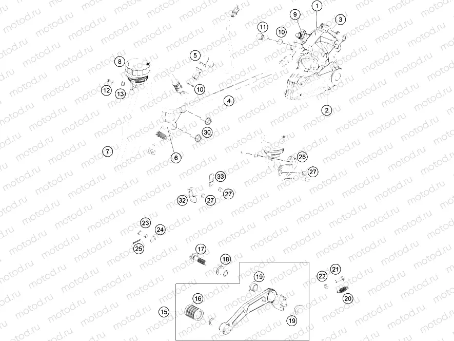REAR BRAKE CALIPER