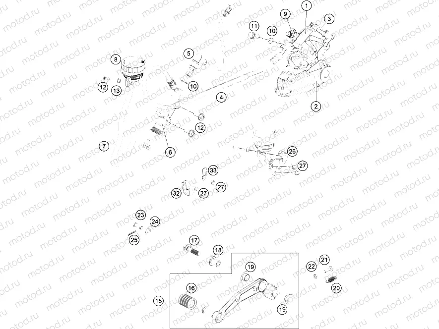 REAR BRAKE CALIPER