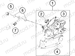 REAR BRAKE CALIPER