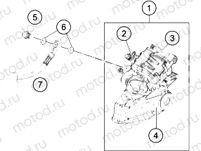 REAR BRAKE CALIPER