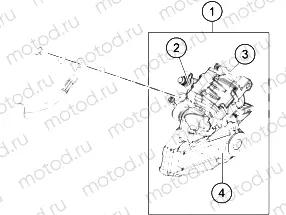 REAR BRAKE CALIPER