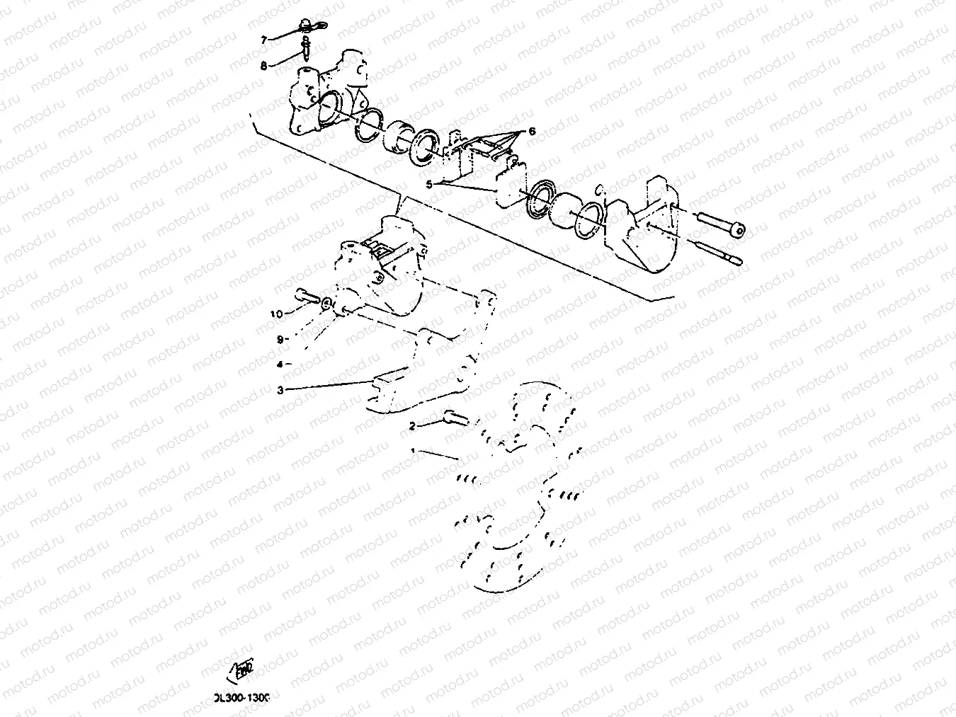REAR BRAKE CALIPER