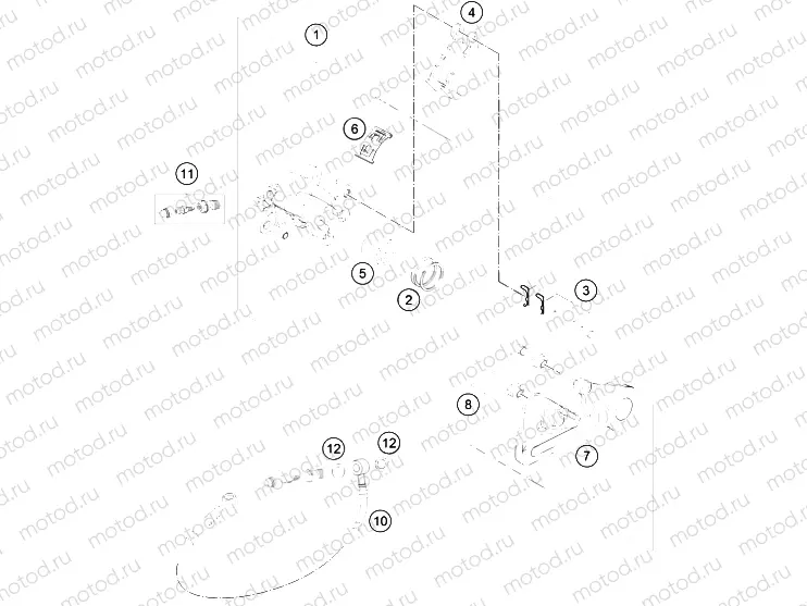 REAR BRAKE CALIPER|Frame|13