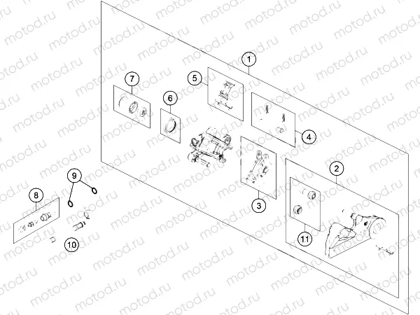 REAR BRAKE CALIPER|Frame|13