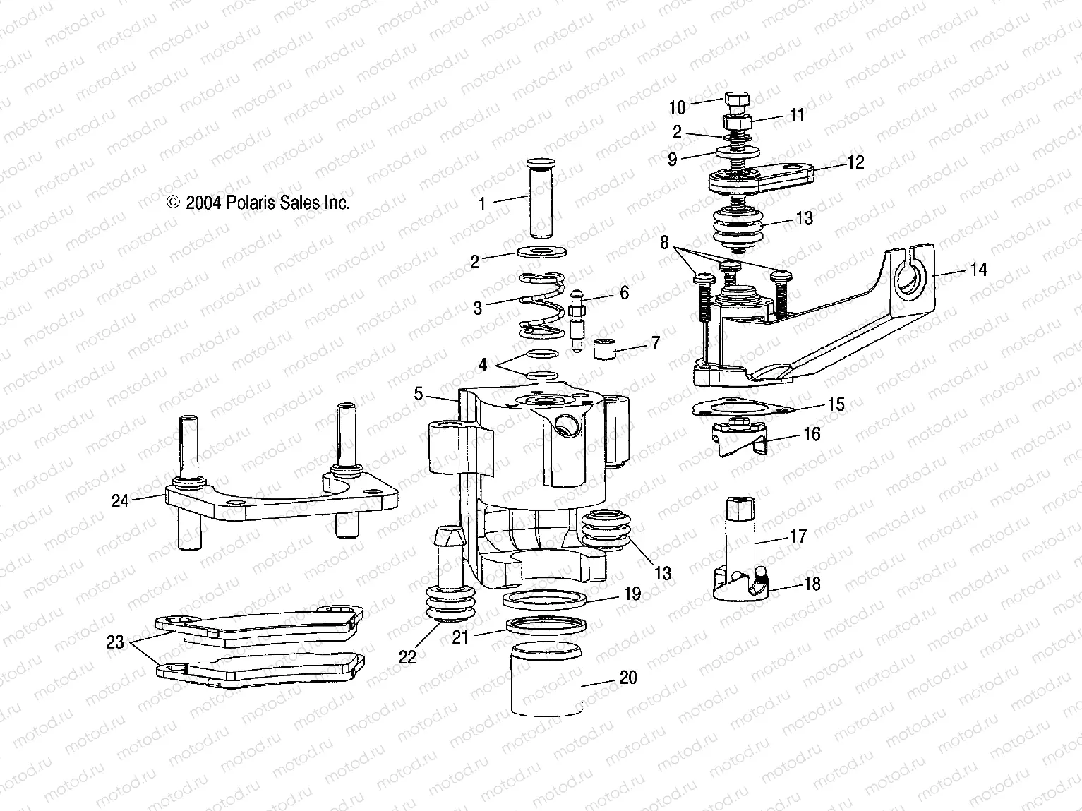 REAR BRAKE CALIPERS (6X6) - R05RF50AA/AB (4995359535D01) | REAR BRAKE CALIPERS (6X6) - R05RF50AA/AB (4995359535D01)