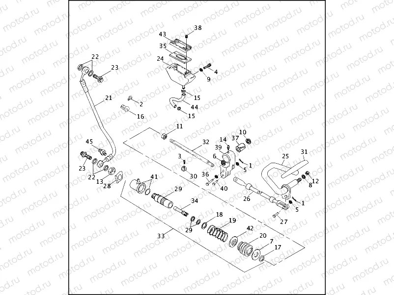 REAR BRAKE CONTROL - FXRP