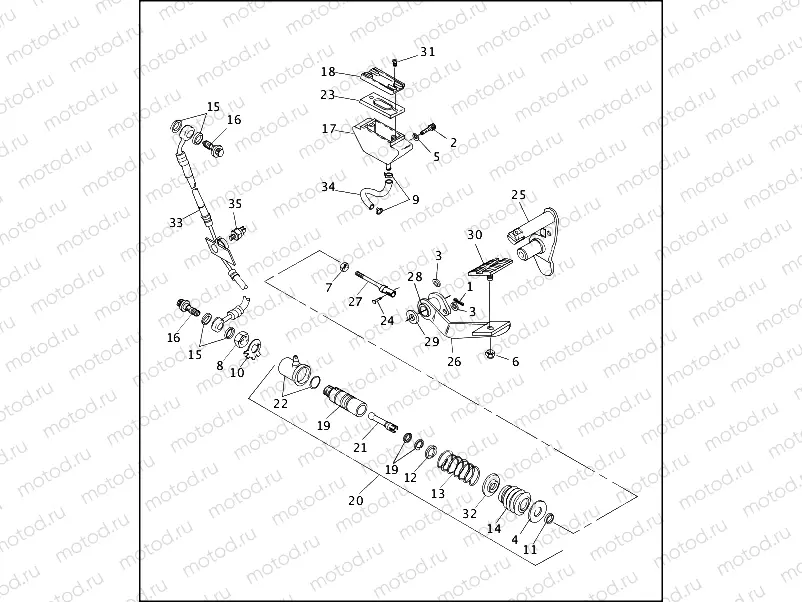 REAR BRAKE CONTROL - FXST