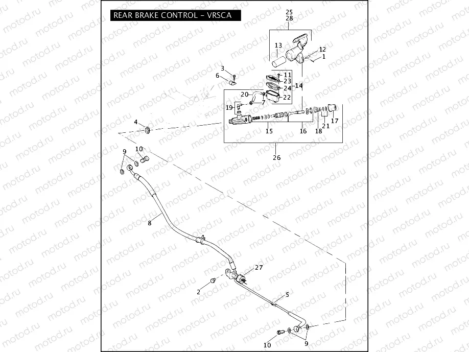 REAR BRAKE CONTROL - VRSCA