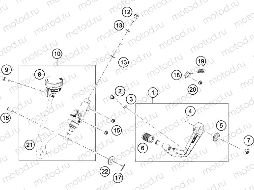 REAR BRAKE CONTROL|Frame|13