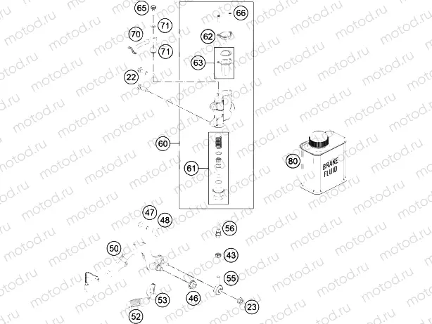 REAR BRAKE CONTROL|Frame|13