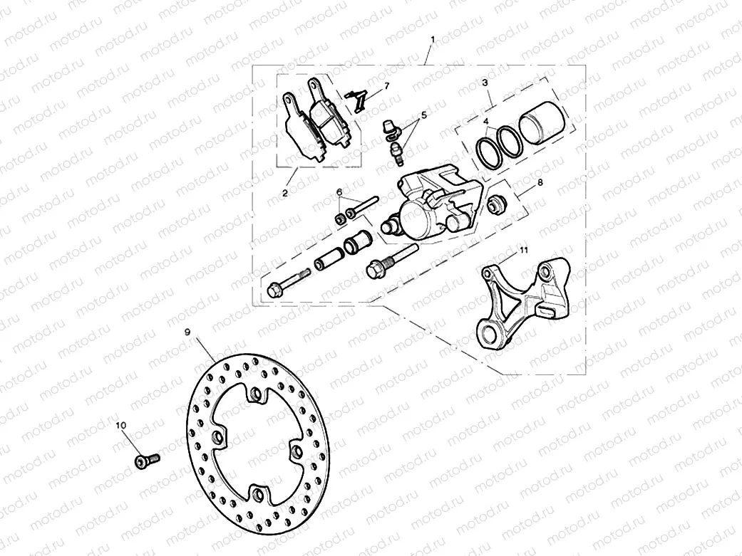 Rear Brake & Disc