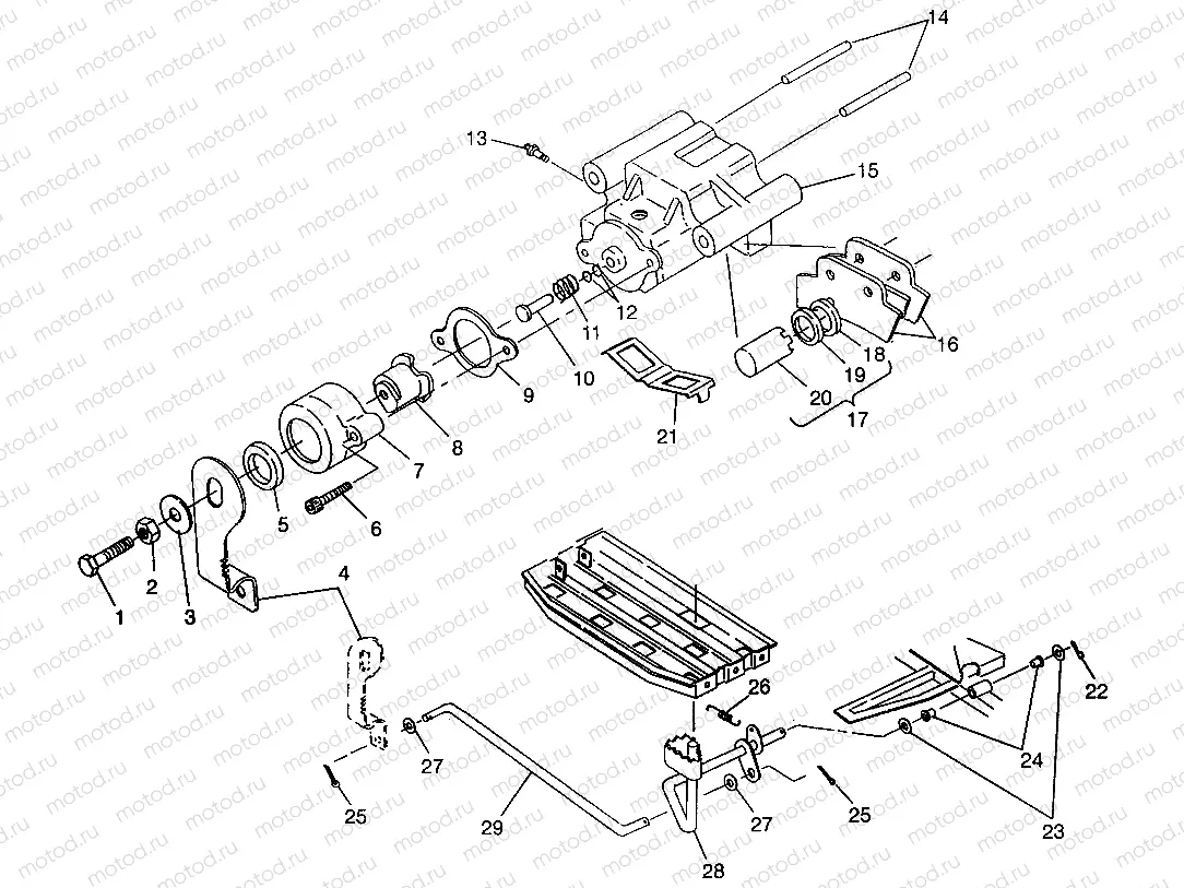 REAR BRAKE Magnum 4x4 W968144 and  Swedish Magnum 4x4 S968144 (4936053605C006) | REAR BRAKE Magnum 4x4 W968144 and  Swedish Magnum 4x4 S968144 (4936053605C006)