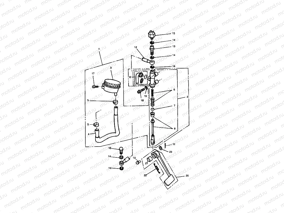 Rear Brake Master Cylinder