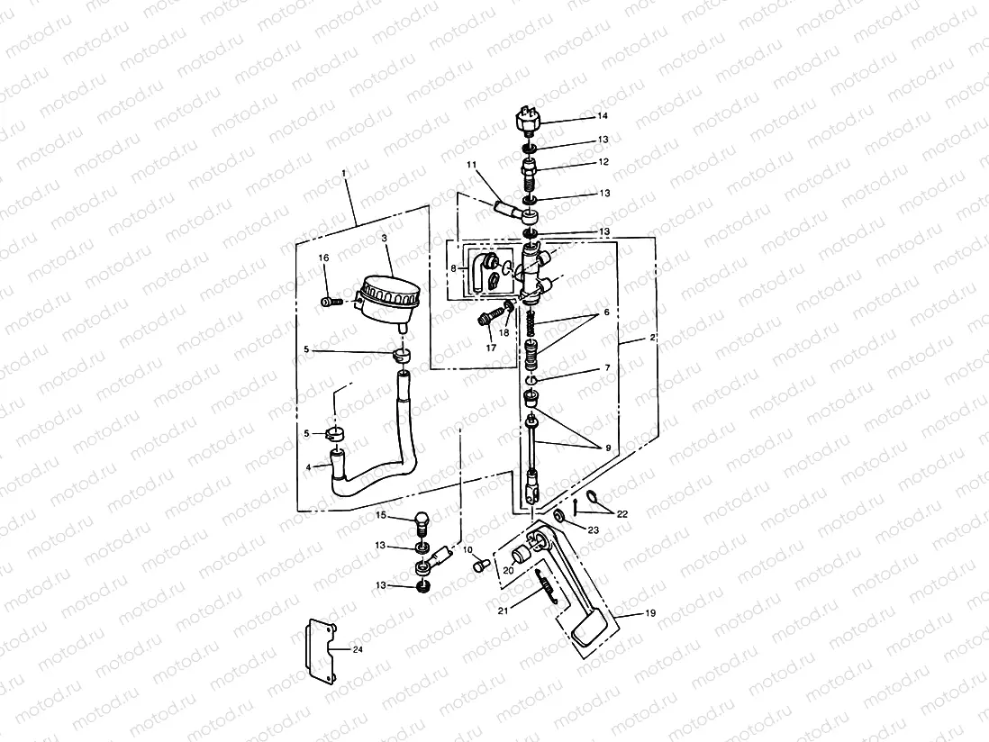 Rear Brake Master Cylinder