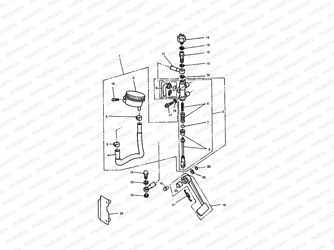 Rear Brake Master Cylinder