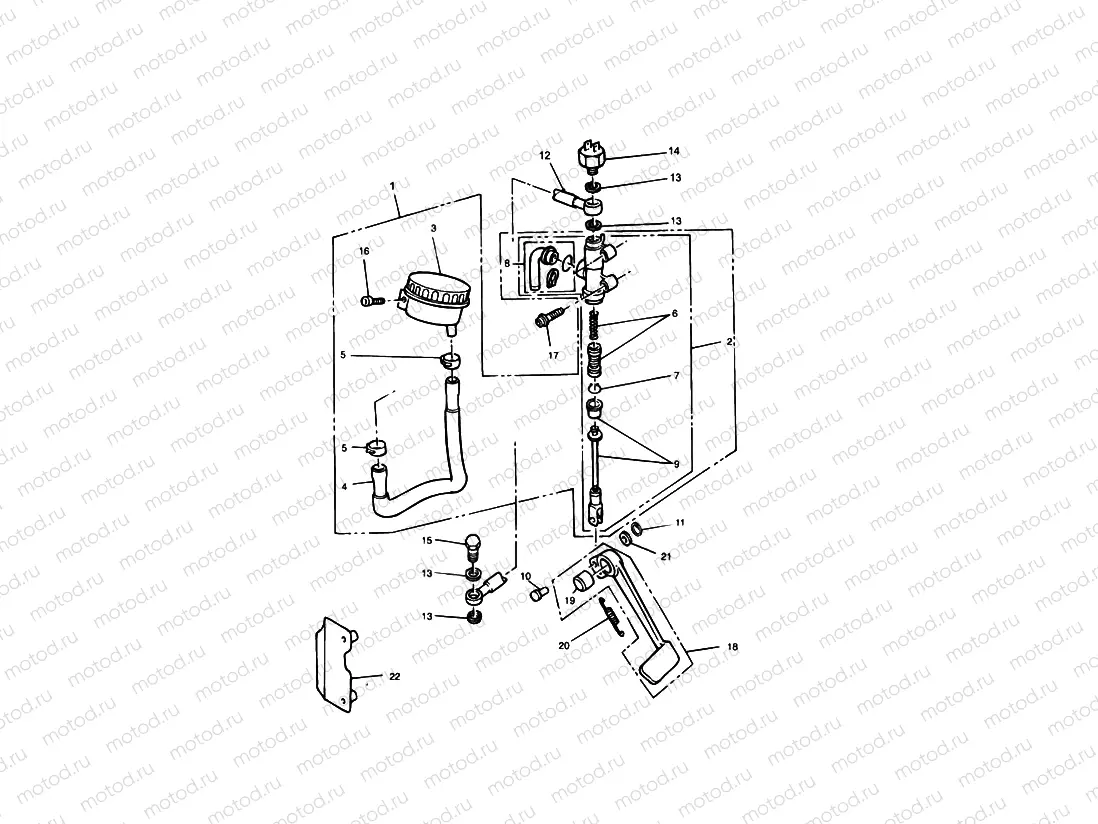 Rear Brake Master Cylinder