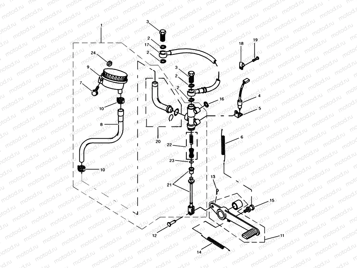 Rear Brake Master Cylinder