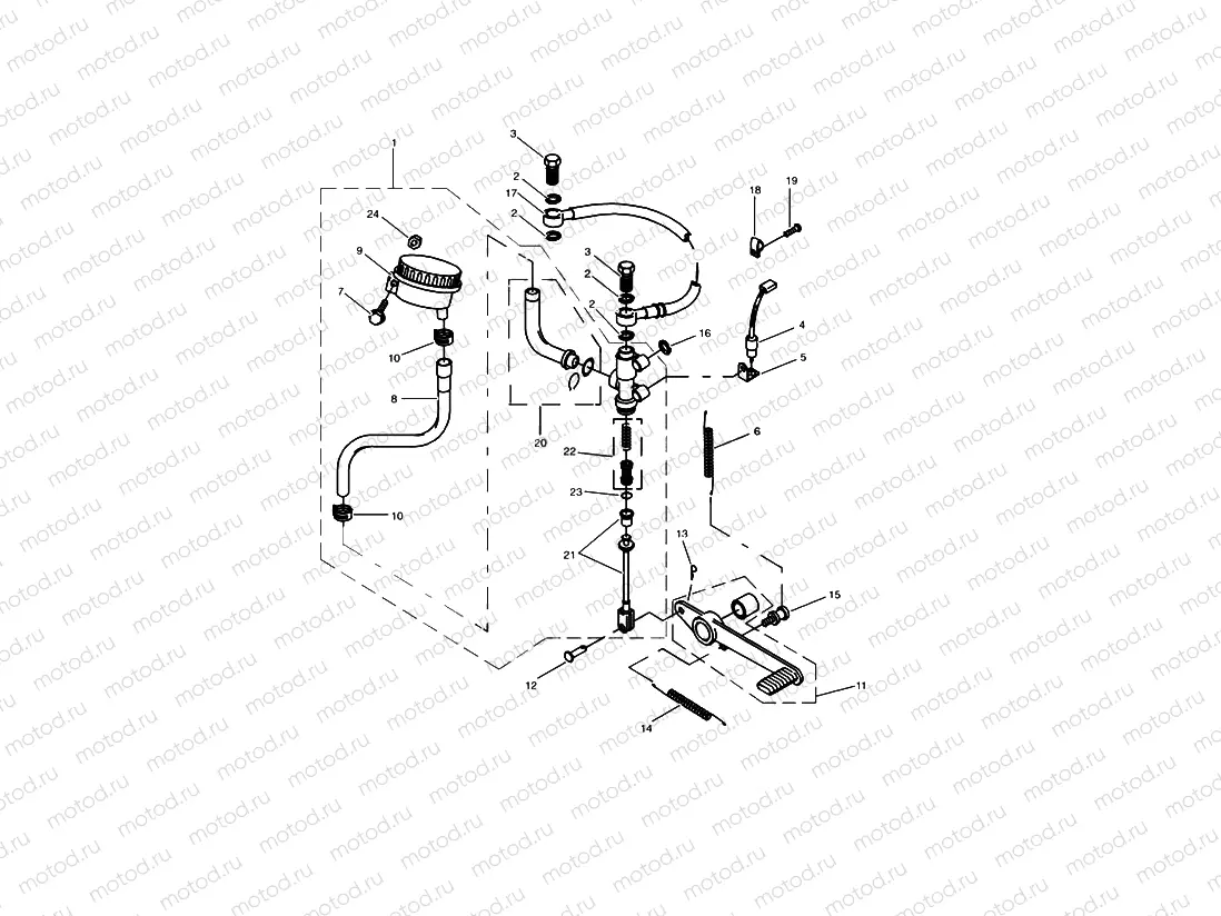 Rear Brake Master Cylinder