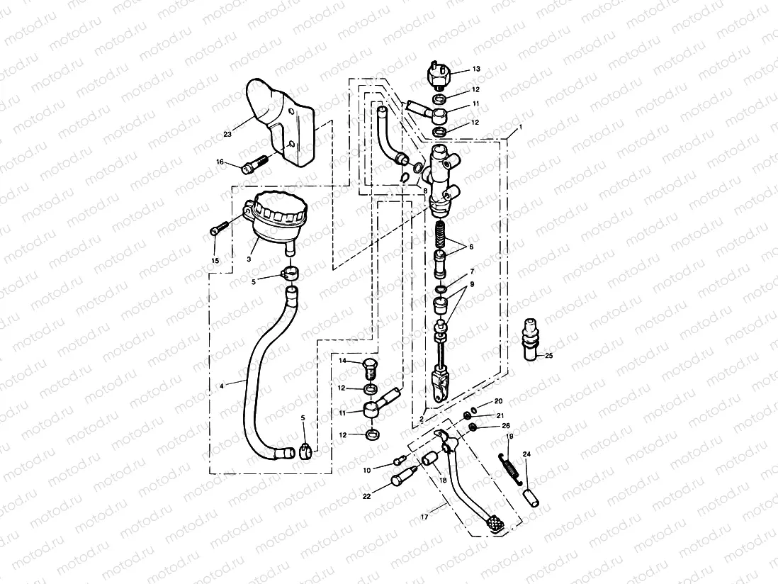 Rear Brake Master Cylinder
