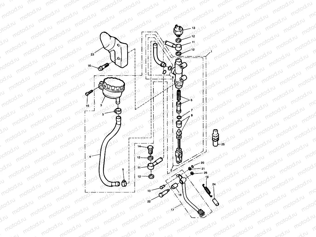 Rear Brake Master Cylinder