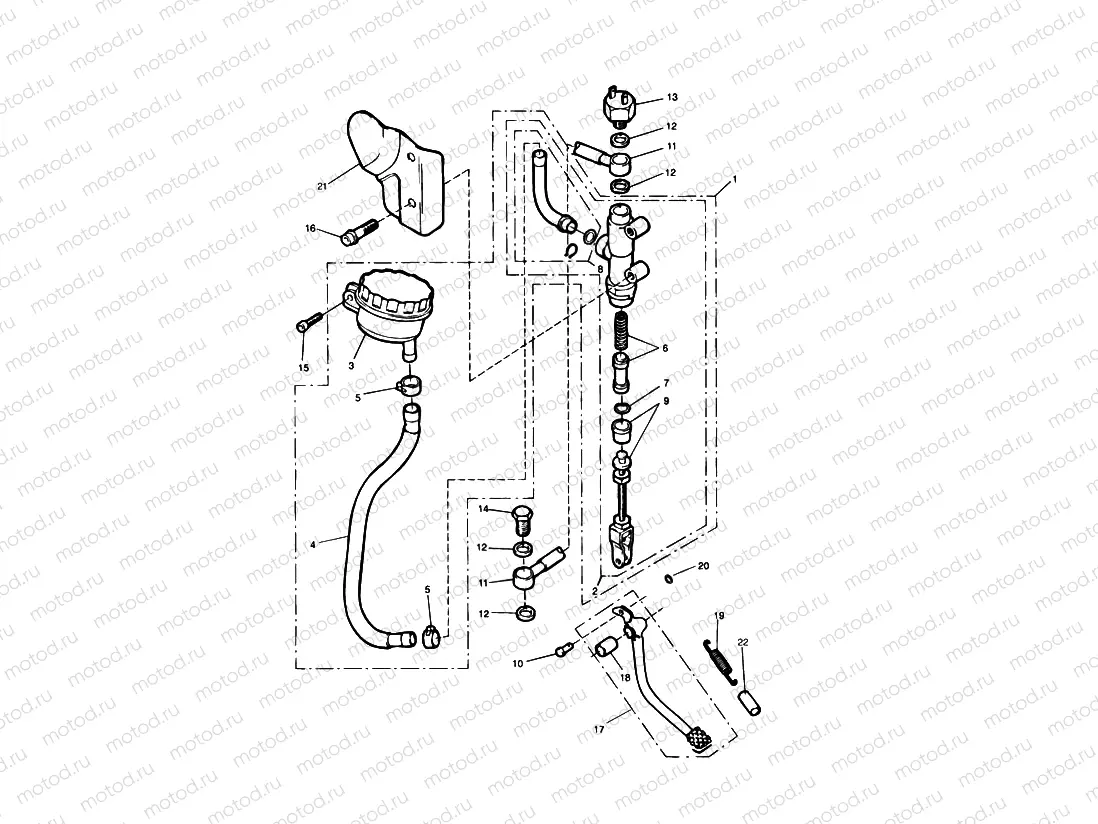 Rear Brake Master Cylinder