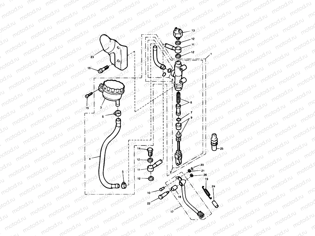 Rear Brake Master Cylinder