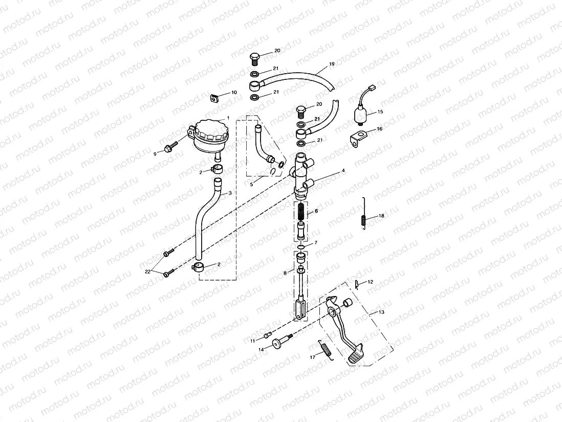 Rear Brake Master Cylinder
