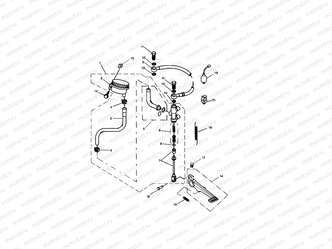 Rear Brake Master Cylinder