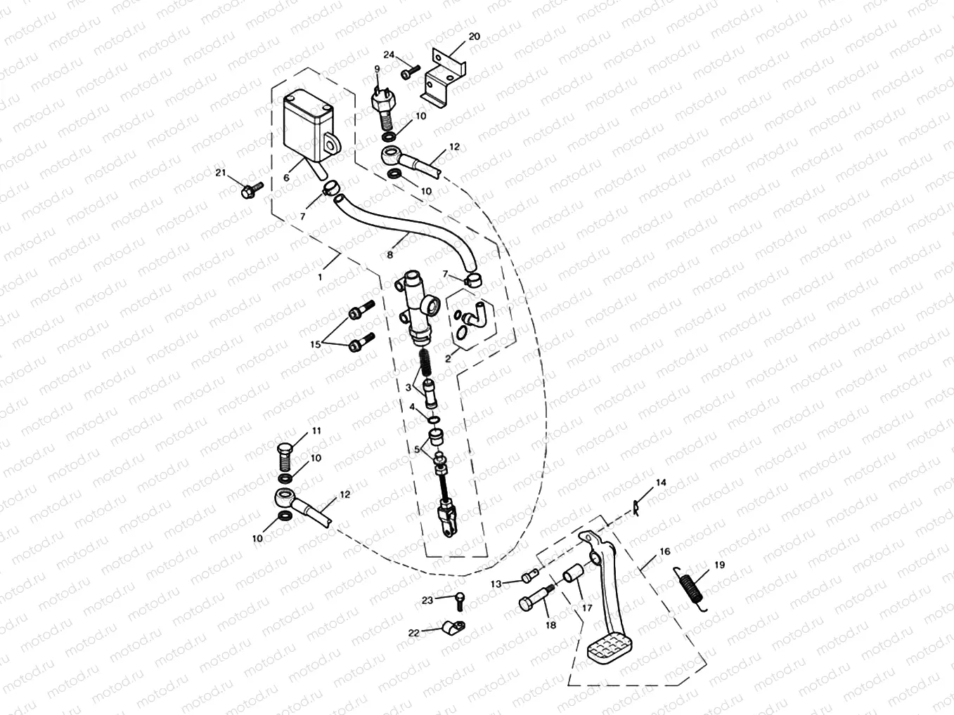 Rear Brake Master Cylinder