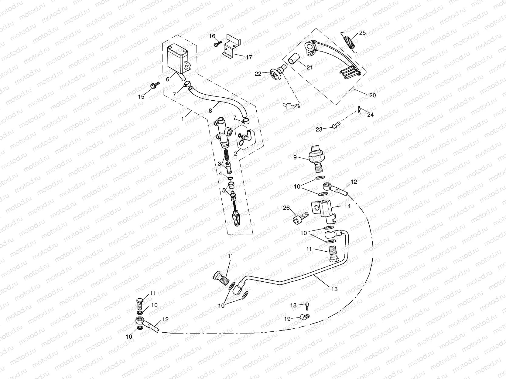 Rear Brake Master Cylinder...