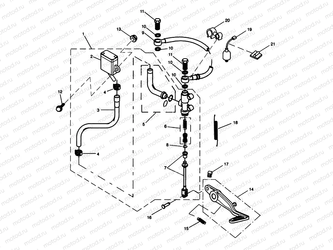 Rear Brake Master Cylinder...