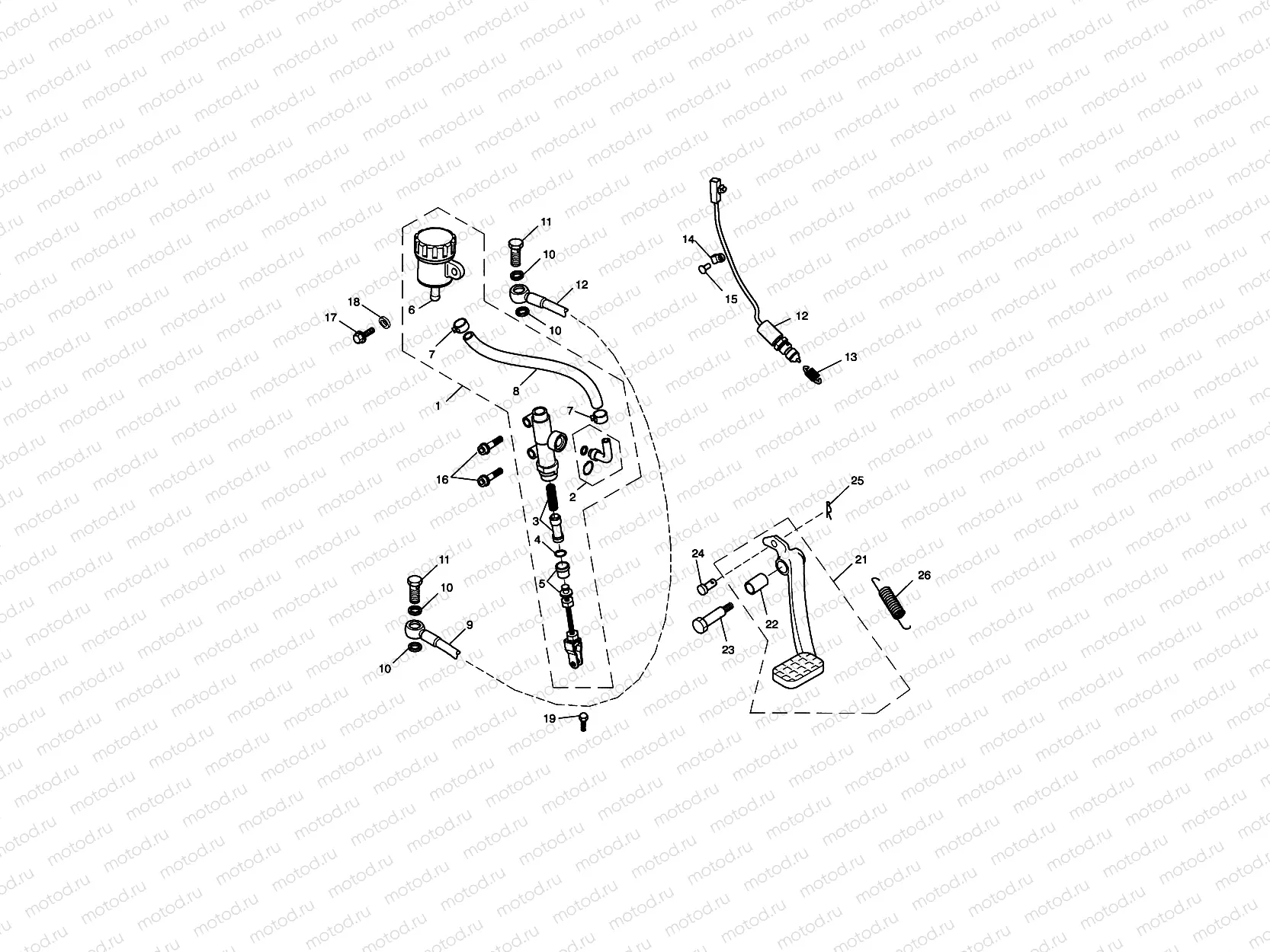 Rear Brake Master Cylinder...