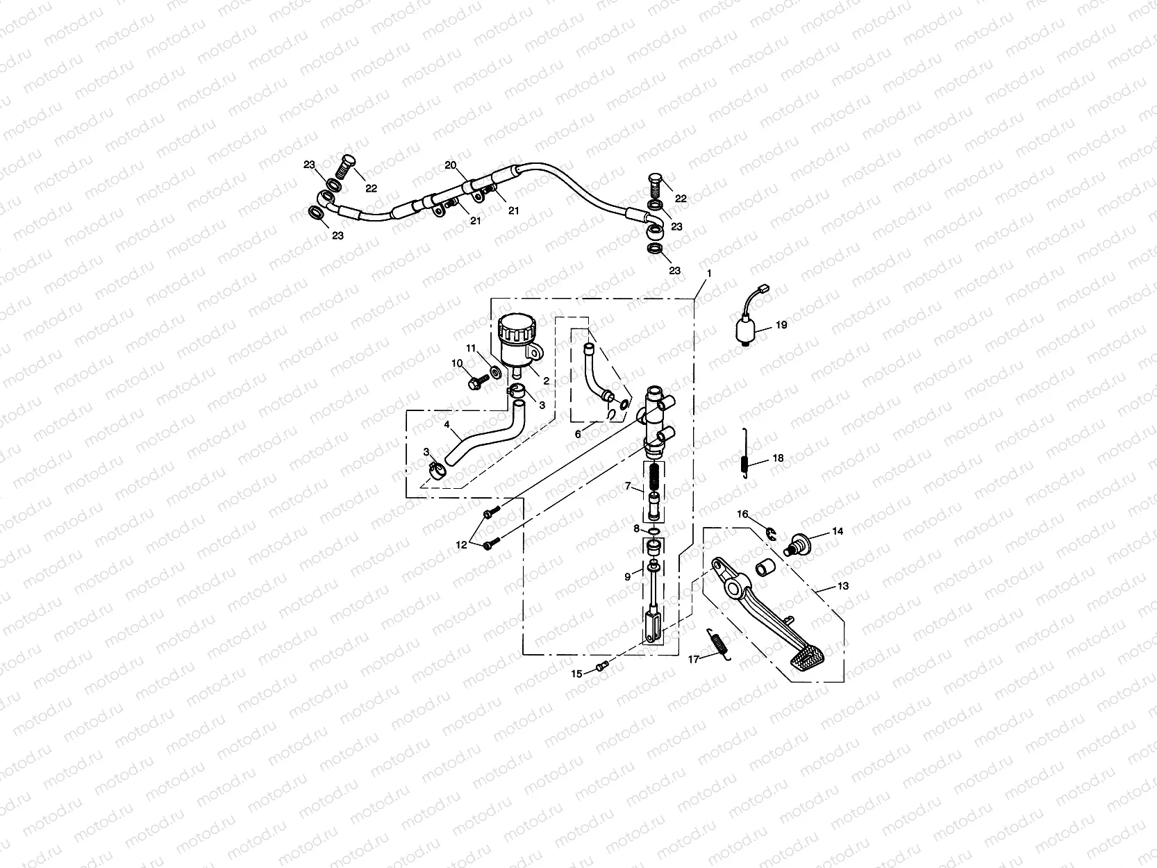 Rear Brake Master Cylinder