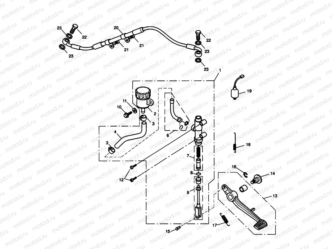 Rear Brake Master Cylinder...