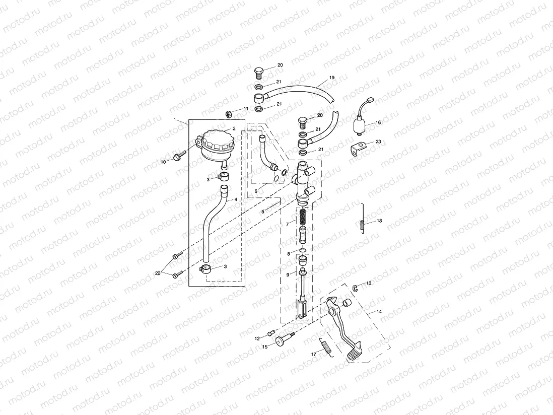 Rear Brake Master Cylinder