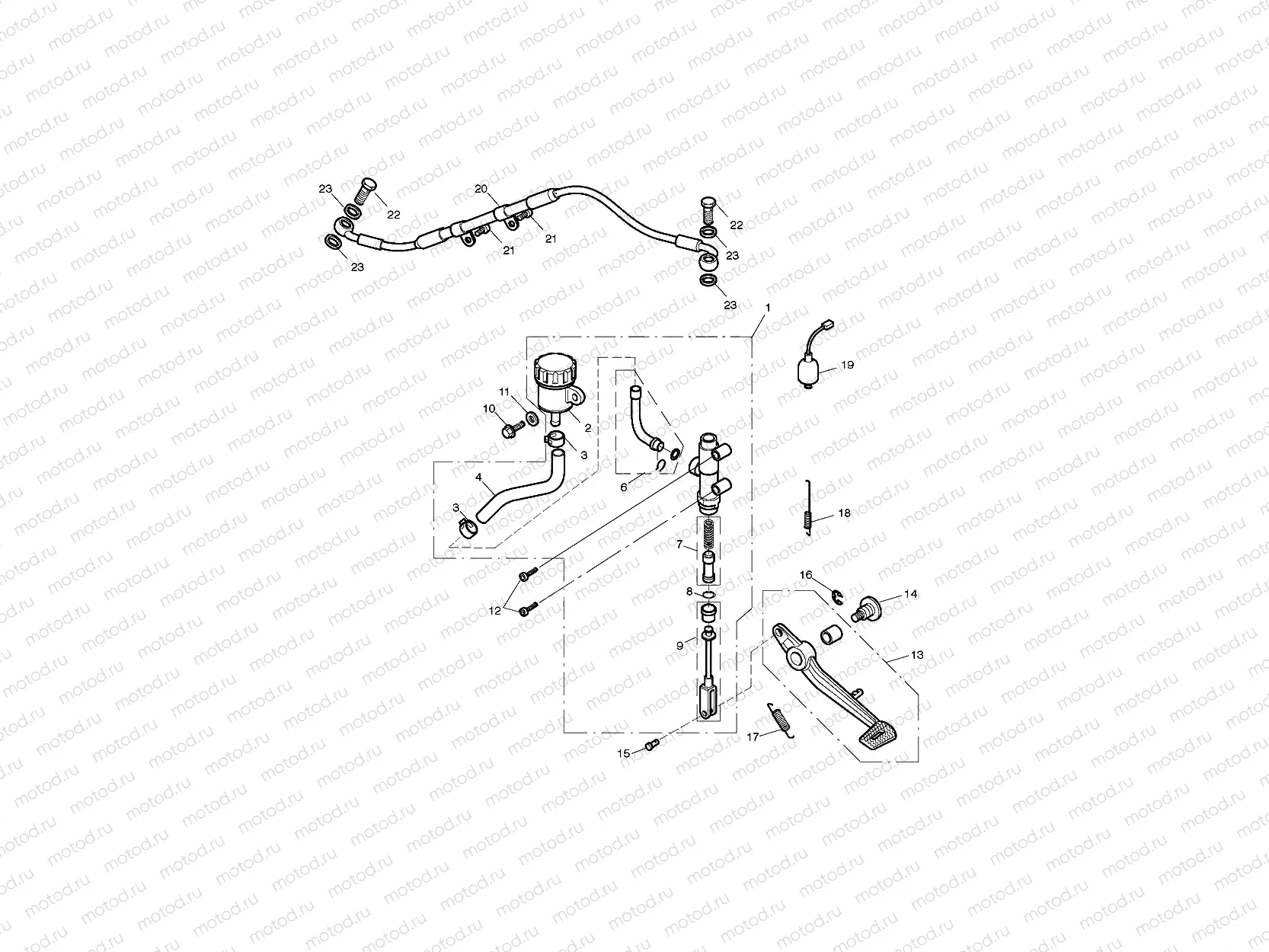 Rear Brake Master Cylinder...