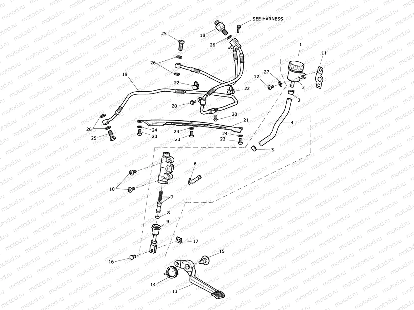 Rear Brake Master Cylinder...